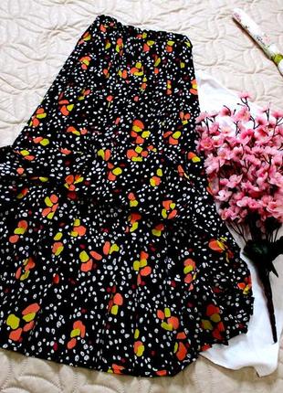 Плиссированная юбка в разноцветные драже
