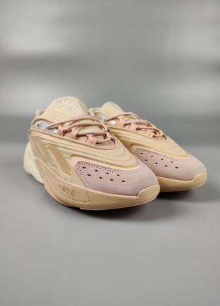 Кроссовки женские подростковые adidas ozelia light pink7 фото