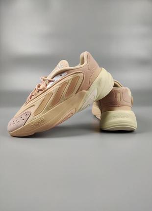 Кроссовки женские подростковые adidas ozelia light pink10 фото