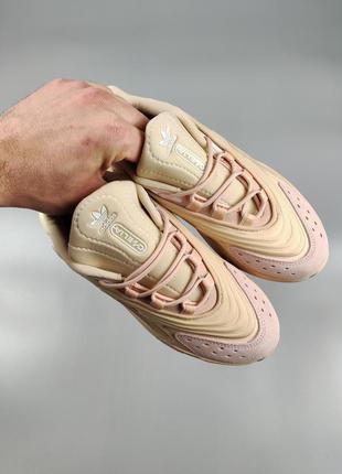 Кроссовки женские подростковые adidas ozelia light pink8 фото