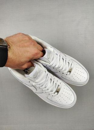 Кроссовки nike air force 1 '82 low white 36-468 фото