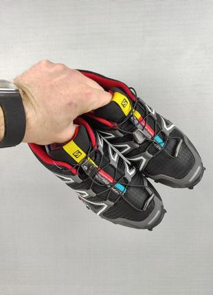 Мужские кроссовки salomon speedcross grid black&red 41-458 фото