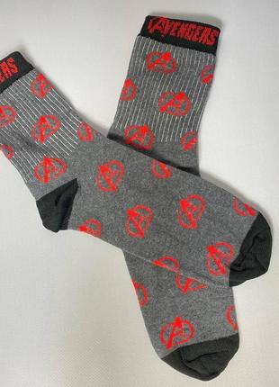 Прикольні чоловічі шкарпетки 1 пара 40-45 трикотажні і оригінальні з малюнком високої якості, демісезонні1 фото