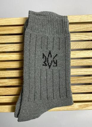 Високі зимові шкарпетки для хлопців 1 пара 40-45 сірі, гарні та повсякденні, прикольні та якісні, теплі8 фото
