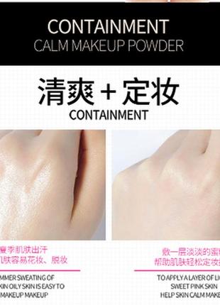 Фінішна розсипчаста пудра hymey`s rejuvenation makeup powder skin coior 07 персиковий тон шкіри 15г8 фото