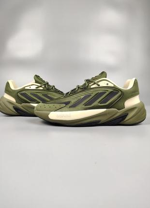 Мужские кроссовки adidas ozelia khaki black6 фото
