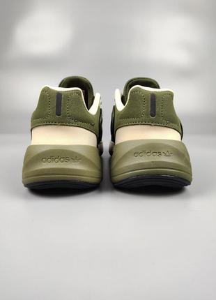 Мужские кроссовки adidas ozelia khaki black5 фото