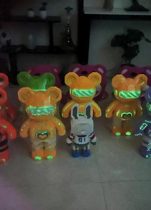 Світний конструктор magic blocks у формі ведмедика bearbrick 50 см1 фото