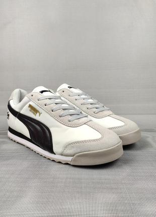 Кроссовки puma bmw mms roma gray мужские5 фото