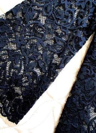 Элегантная кружевная универсальная блуза\накидка с широкими рукавами8 фото