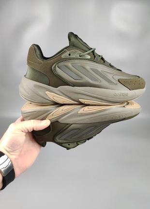 Мужские кроссовки adidas ozelia khaki8 фото