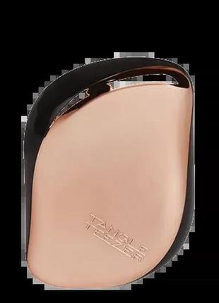 Професійна щітка для розпутування волосся tangle teezer compact styler rose gold black