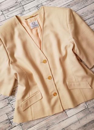 Viyella брендовый пиджак с коротким рукавом