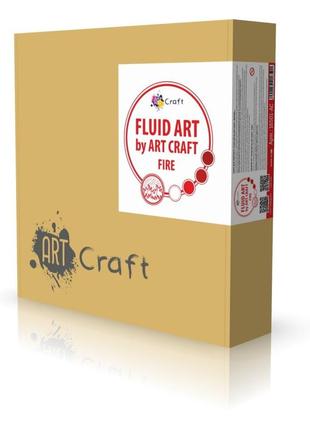 Набор для творчества fluid art "огонь" 16501-ac 0201 топ !