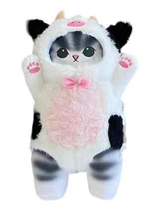 Мягкая игрушка котик-коровка anime cat mofusand plush toys zz-19-6, 25 см 0201 топ !