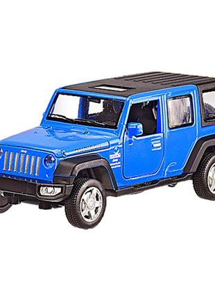 Дитяча машинка металева jeep wrangler rubicon автопром 6616 масштаб 1:32 0201 топ!