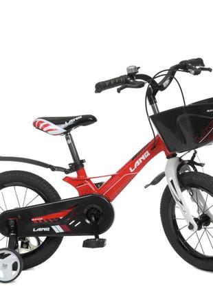 Велосипед детский lanq wln1450d-3n 14 дюймов, красный 0201 топ !
