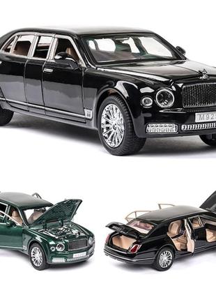 Дитяча металева машинка bentley mulsanne автопром 7694 на батарейках 0201 топ!