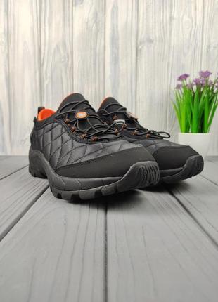 Кроссовки меррелл термо merrell ice cap thermo black orange2 фото