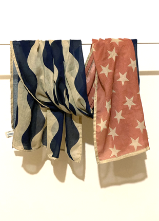 153х92 см палантін великий тонкий шарф стилізований принт