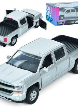 Машинка инертная auto mir chevy silverador 1500 as-3019 13.5 см