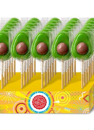 Карамель на паличці  "make joy avocado" шоубокс 30 шт по 26 г (0,78кг)