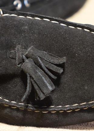 Изящные черные кожаные мокасины драйверы drome италия 42 р.3 фото