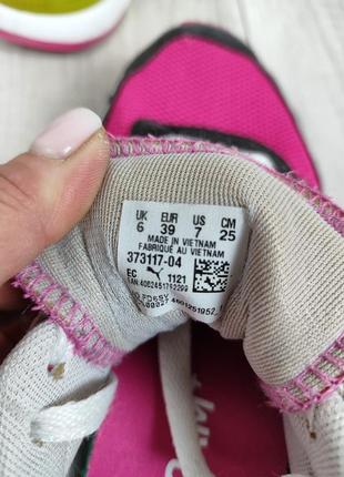 Кросівки жіночі puma рожеві текстильні розмір 3910 фото