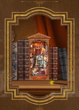 Бук нук книжковий магічний будинок book nook magic book house sq-06 інтерьерний конструктор4 фото