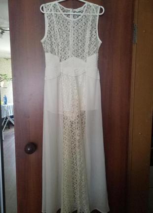 Шикарное вечернее коктельное платье размер с-м