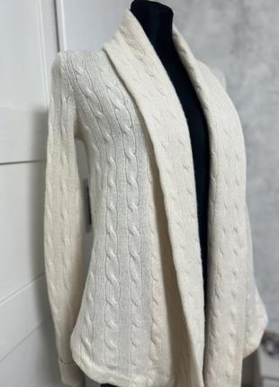 Фирменный стильный натуральный свитер кардиган из шерсти2 фото