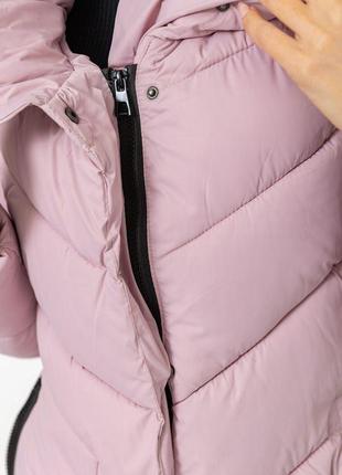Куртка жіноча прямого крою, колір пудровий, 235r18165 фото
