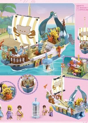 Конструктор ігровий sluban корабель m38-b1173 287 деталей