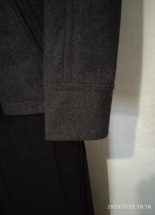 Двубортное полу пальто-жакет, от бренда люкс american eagle5 фото