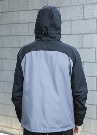 Чоловіча вітровка анорак з капюшоном весняна легка куртка2 фото