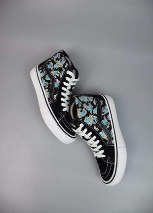 Кеды vans кроссовки унисекс sk8-hi pro vanosaur черные vn0a45jdrw75 фото