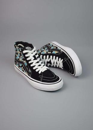 Кеди vans кросівки унісекс sk8-hi pro vanosaur чорні vn0a45jdrw72 фото