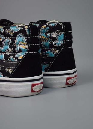 Кеди vans кросівки унісекс sk8-hi pro vanosaur чорні vn0a45jdrw77 фото