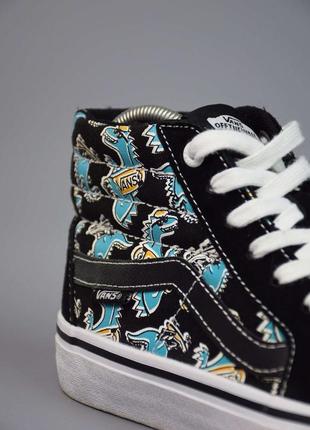 Кеды vans кроссовки унисекс sk8-hi pro vanosaur черные vn0a45jdrw74 фото