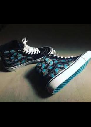 Кеды vans кроссовки унисекс sk8-hi pro vanosaur черные vn0a45jdrw7