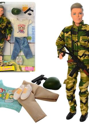 Кукла кен в военной форме defa 8412 на шарнирах 0201 топ !