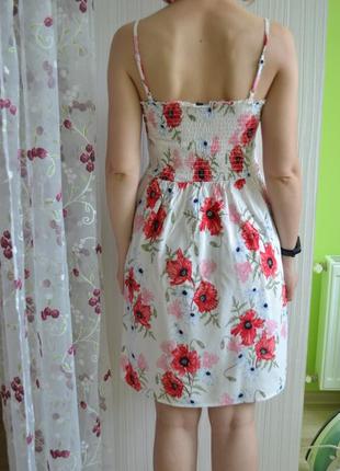 Літнє плаття з маками цветочное2 фото