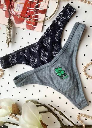 Набор трусиков от victoria ́s secret. 🍭 оригинал.