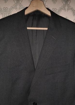 Мужской серый пиджак классический ermenegildo zegna2 фото
