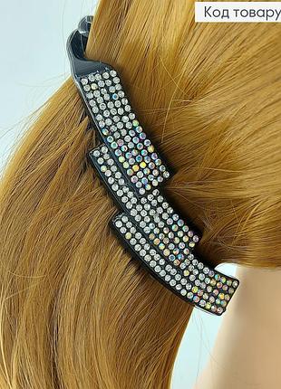 Заколка банан женская для волос в 11 см в ассорт.