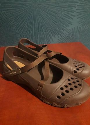 Гумові туфлі, балетки skechers6 фото