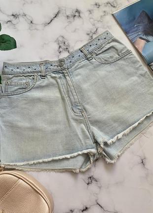 ♥️ шорты джинсовые «американки» m/l nl jeans1 фото