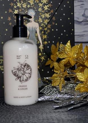 Апельсин, імбир, лосьйон для рук і тіла orange & ginger hand & body lotion m&s 300 ml2 фото