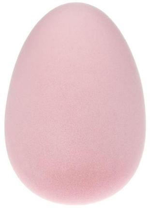 Декор великоднє яйце 20см, колір - розовий