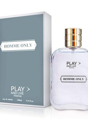 Туалетная вода play and live intense homme only мужская 100мл